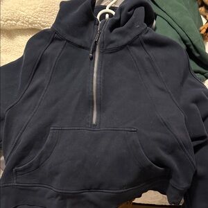 lululemon athletica women’s Navy Blue Zip-Up Sweater